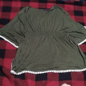 annabelle Green Blouse